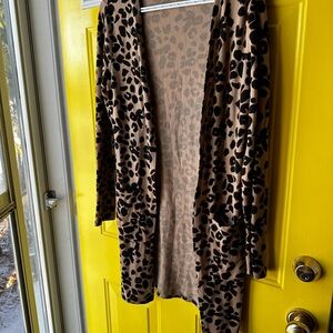 Grace & Lace Animal Print Cardigan